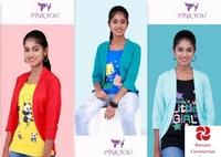 Girls Cotton Tshirts Combo of 3 - 5 to 16 Years, Multicolour